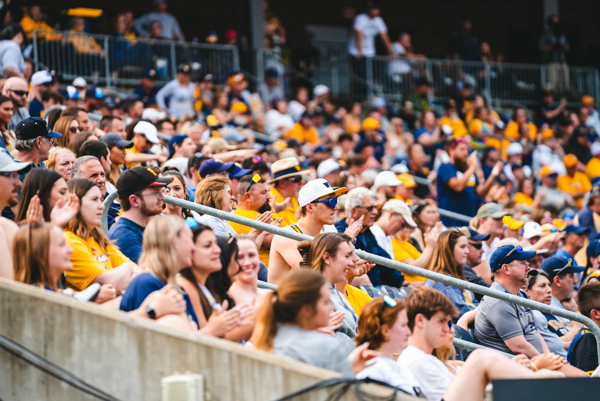 Over 4️⃣,0️⃣0️⃣0️⃣ of you at the ballpark this afternoon! We need you back here tomorrow, Mountaineer Nation! #HailWV