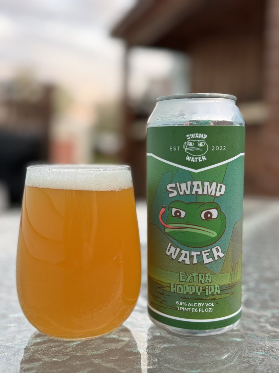 Hoppy Saturday! 🍻<a href="/SwampWaterBrand/">Swamp Water</a> 
💯 On Point!
Greatness all the way to the packaging!