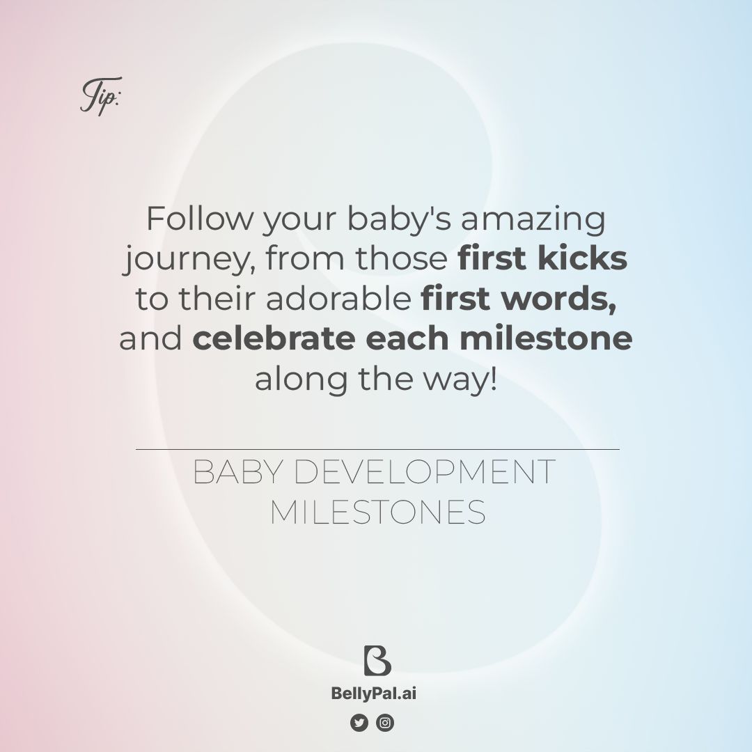 Watch your little one grow! 🌱✨ Keep track of important baby development milestones, from their first smile to their first steps, and celebrate each precious moment along the way. 🥰 #BabyMilestones #GrowingBaby #ProudParent