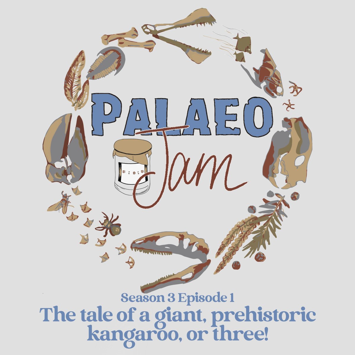The first episode of Season 3 the Palaeo Jam podcast is out, and features a fascinating conversation with @Heapsgood and @IsaacARKerr of @FlindersPalaeo about recently published research on the giant kangaroos know as Protemnodon. palaeojam.podbean.com/e/the-tale-of-…