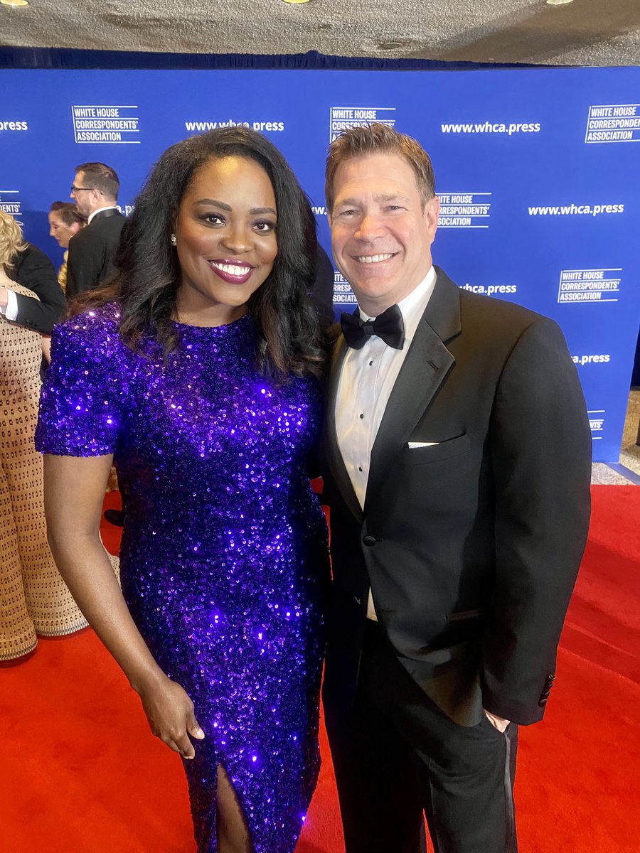 on the red carpet for #WHCD with my co-anchor @stevechenevey! I’m here for the Washington Post reception - he’s here for the dinner. So many parties! @fox5dc #gooddaydc #nerdprom