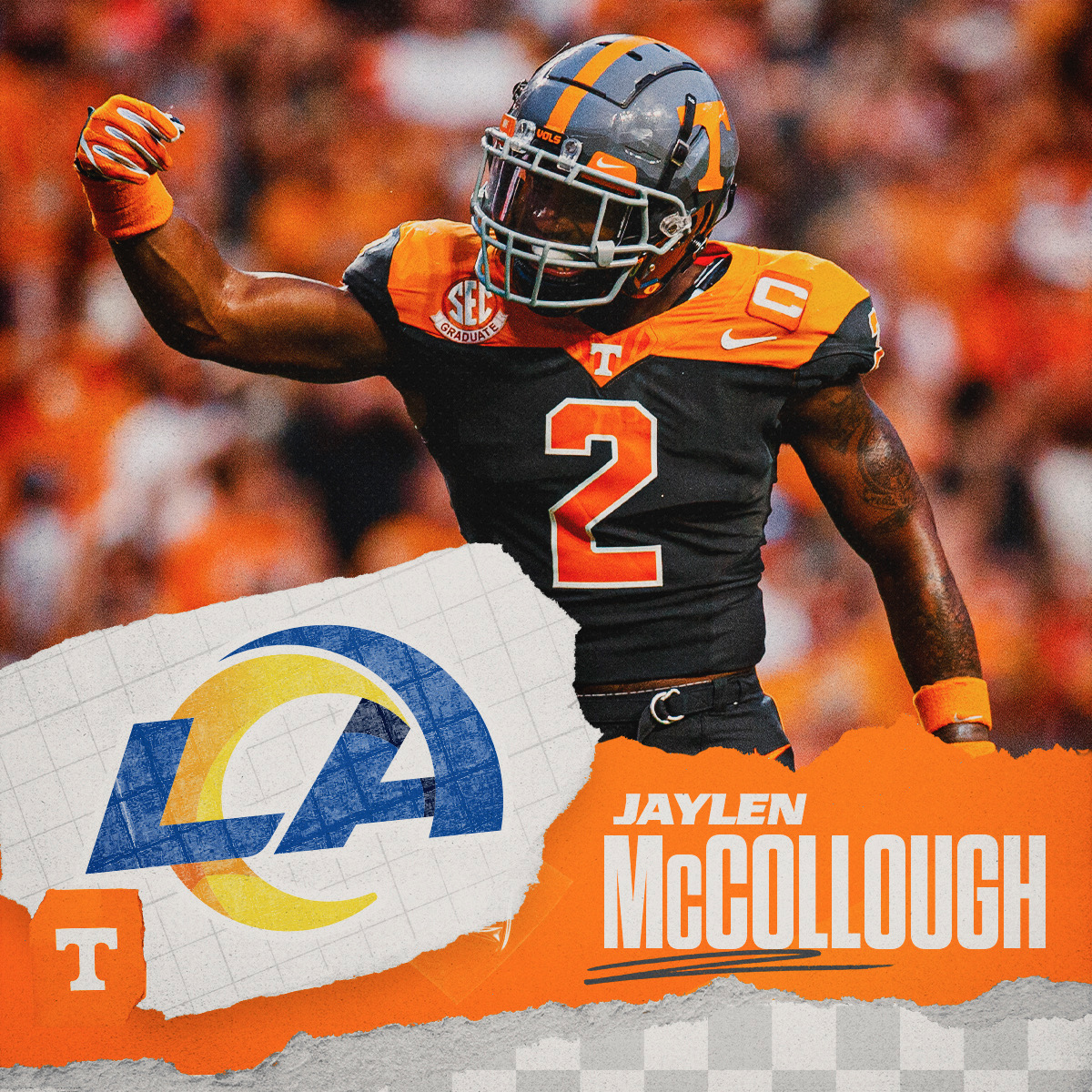 Opportunity awaits in L.A. ☀️ @Jay_Mccollough2 ➡️ @RamsNFL #RamsHouse