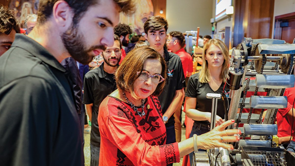 College of Engineering Senior Design Day returns Set for 1-4 p.m. May 1 at Viejas Arena, SDSU engineering seniors will showcase innovative projects they have built from start to finish throughout the academic year. Read more: bit.ly/4aITHsR