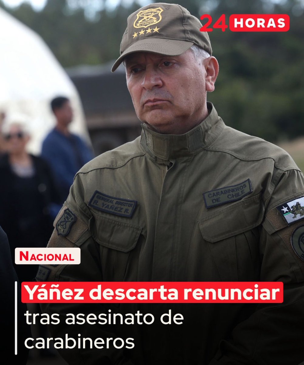 El Gobierno no puede seguir exponiendo a Carabineros de Chile, debe mantener al general director de Carabineros, Ricardo Yáñez. No podemos permitir que la izquierda octubrista siga debilitando la institución . Los fiscales deben enfocarse en perseguir a los verdaderos…