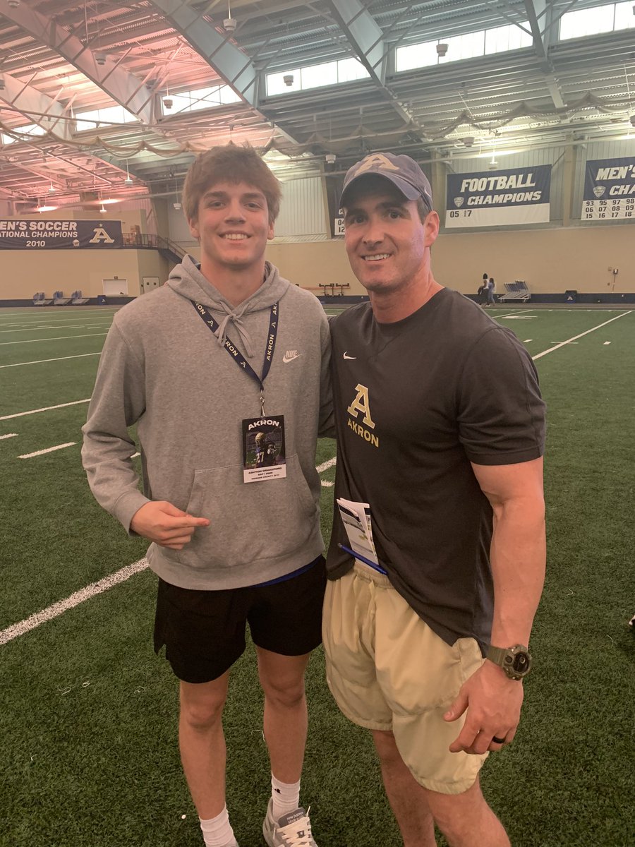 Thank you @Nrenna for inviting me up to @ZipsFB spring game today! Had a great time visiting the campus.