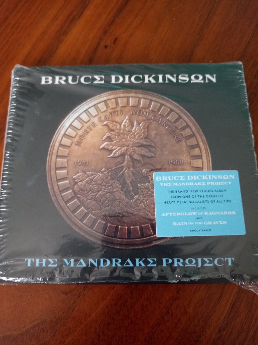 Definitely a misprint. It should not say 'One of the greatest', it should say 'The greatest'.
#BruceDickinson #TheMandrakeProject
