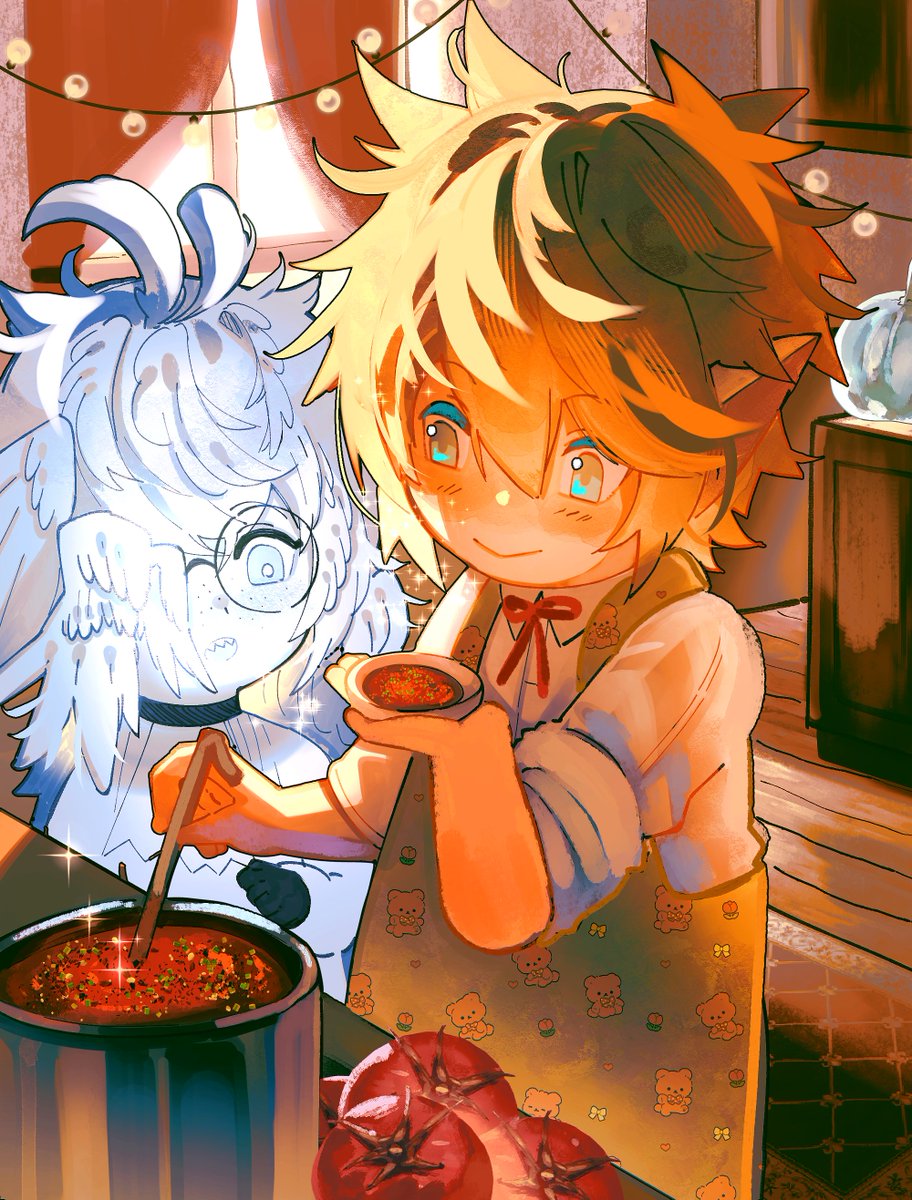 Cooking together... 🥹