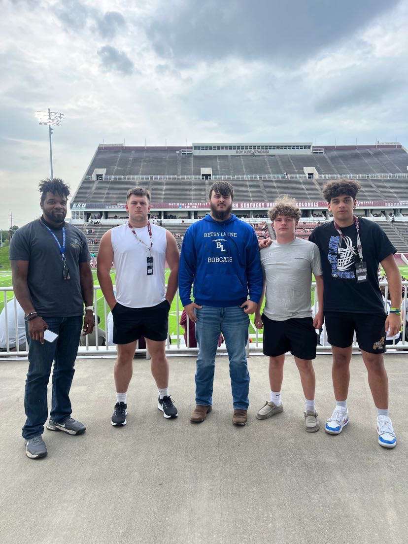 Thanks @MikeDDietzel1 for the invite to this EKU spring game and visit, it was great. @EKUFootball @Wes_Hager