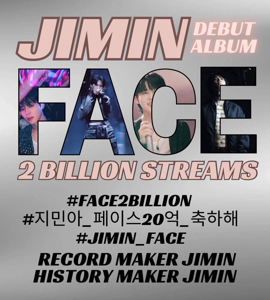 BArmy061312's tweet photo. CONGRATULATIONS JIMIN 🥳🥳🥳
JIMIN JIMIN 💛
HISTORY MAKER JIMIN
#FACE2BILLION
#지민아_페이스20억_축하해
#Jimin_FACE #JIMIN https://t.co/ofljS97ts9