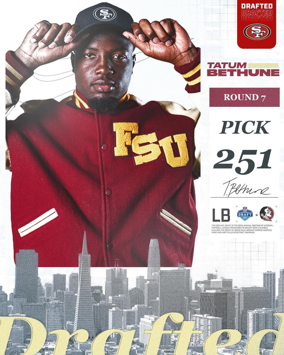 I love this draft pick!!! Congrats Bethune. Seemed over looked but main man was sticking out there.