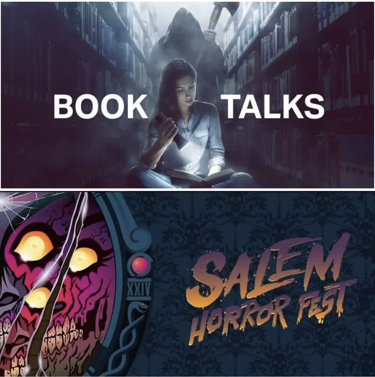 See some authors talk on Sunday at Die With Your Boots On, Salem, MA. Authors: Rob Smales, Trisha J. Wooldridge, Christa Carmen, Christopher Golden, and Kayla Cottingham. BOOK TALKS of this year's Salem Horror Fest starts at 2:30 pm. #authors #horror #salemma #massachusetts