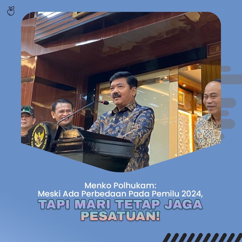 Menko Polhukam: Pemilu 2024, Meski Ada Perbedaan Tapi Tetap Menjaga Persatuan

Persatuan itu bisa diartikan berada di dalam pemerintahan atau di luar, yang terpenting tujuannya sama-sama memajukan kepentingan masyarakat.

#PilpresUsaiKitaBerdamai
6.5 SR Tanggerang Nabila Taqiyyah