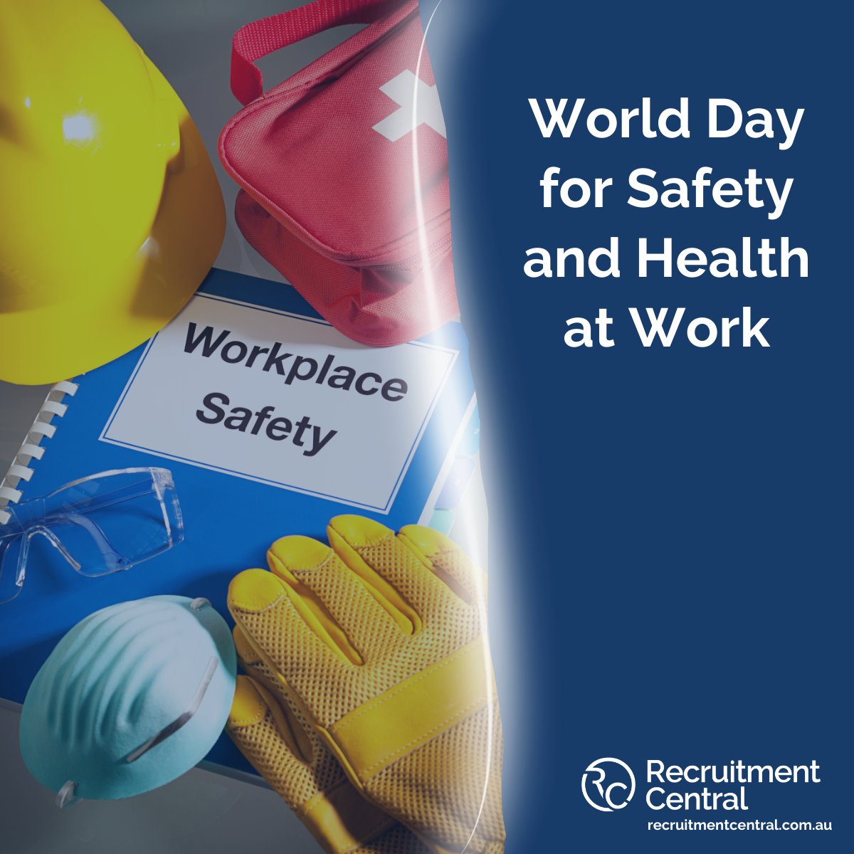 Today is World Day for Safety & Health at Work, taking a moment to honour those who have lost their lives or endured injuries while on the job. Never feel that you can’t speak up about unsafe work practices. 
#SafeWorkDay #HealthAtWork #SafetyFirst #recruitmentcentral