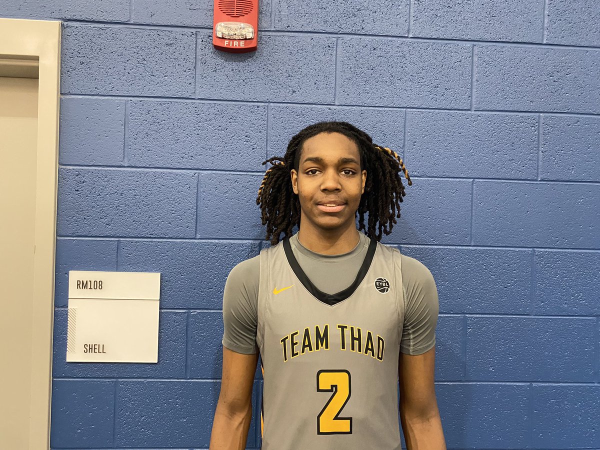 Jasper Johnson has added height and a lot of muscle. Totally different looking kid in one year. More than a 3-pt. shooter. An array of hook shots in the lane including the Zavier Simpson running overhead hook.