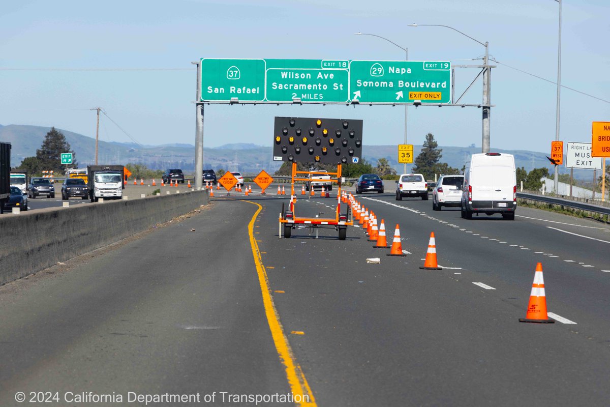 Photos from the Westbound SR-37 project closure Saturday in the Bay Area. Visit 37pave.com for updates or call (510) 286-0319. #sr37pave @GoSCTA @NVTA_NapaValley @MTCBATA @STA_Solano @TAM_MovingMarin @smarttrain