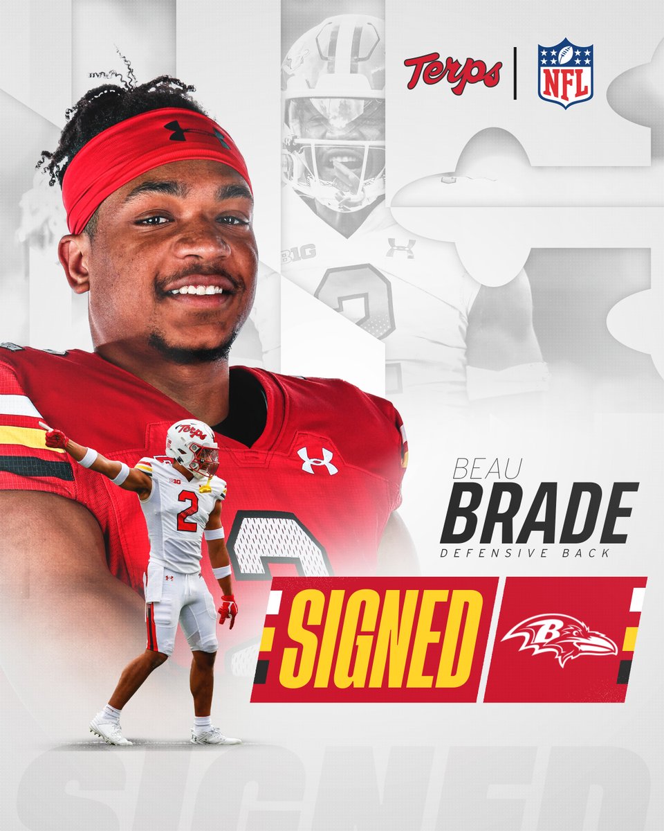 Baltimore Beau! @bebrade02 signs with the @Ravens