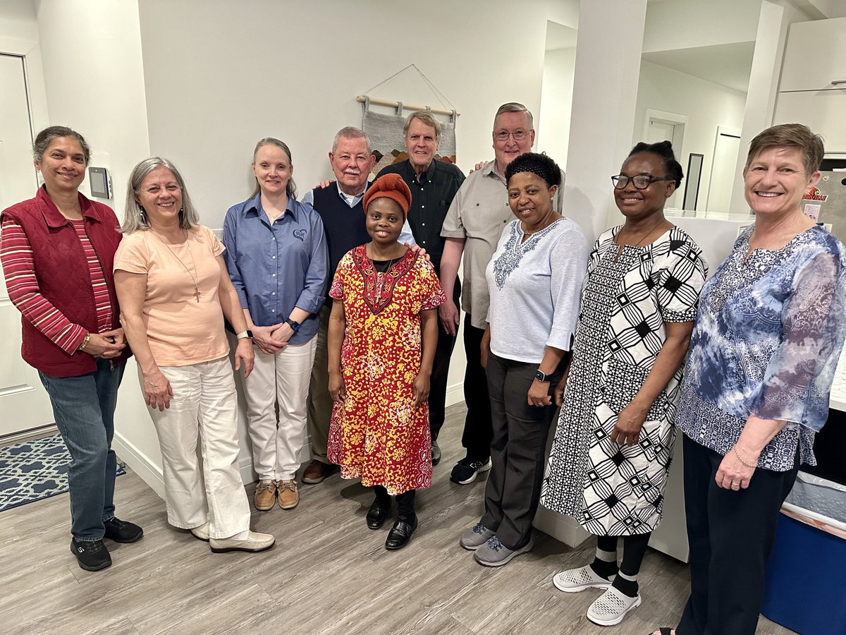 Members of the Board had a wonderful meal with the InterCongregational Collaborative Novitiate (ICCN) tonight. Thank you, friends, for the fun, food, & fellowship!