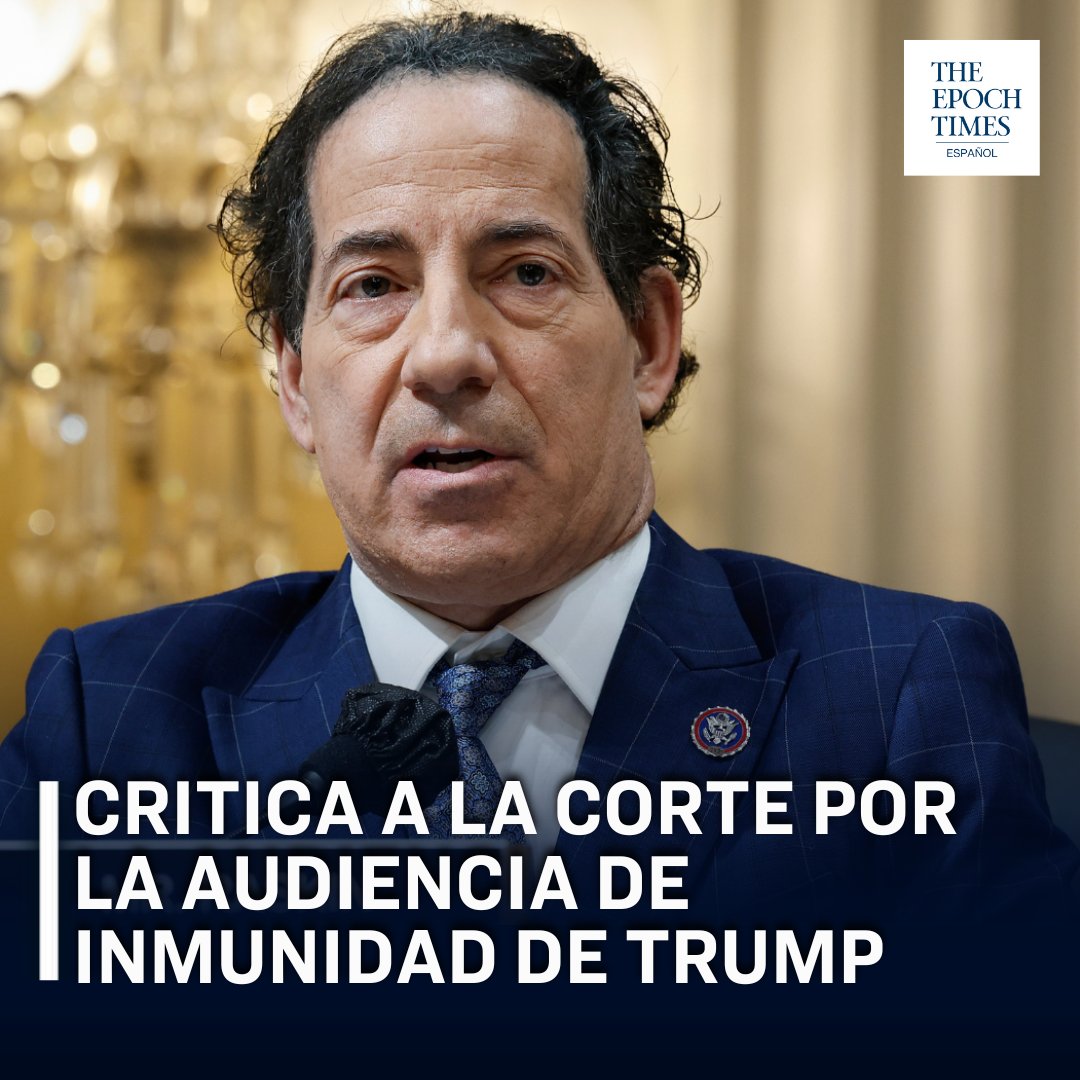 Congresista critica a la #CorteSuprema por la audiencia de inmunidad de #Trump
Mira ahora👉🏼tinyurl.com/2yo4ch3b

#Inmunidad