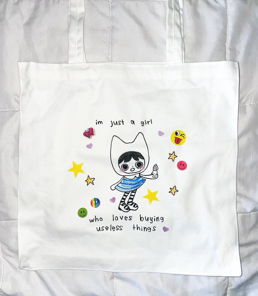 my first ever printed totes!! 29th 8pm et ♡