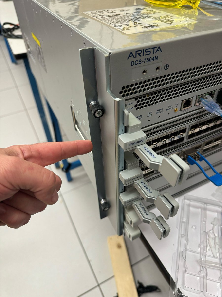 🔧 Gearing up for another big move! We're prepping the network equipment for our second POP at Equinix SV5 in Silicon Valley. Ready to enhance our connectivity and services in this tech hub. #EquinixSV5 #SiliconValley #AS64289