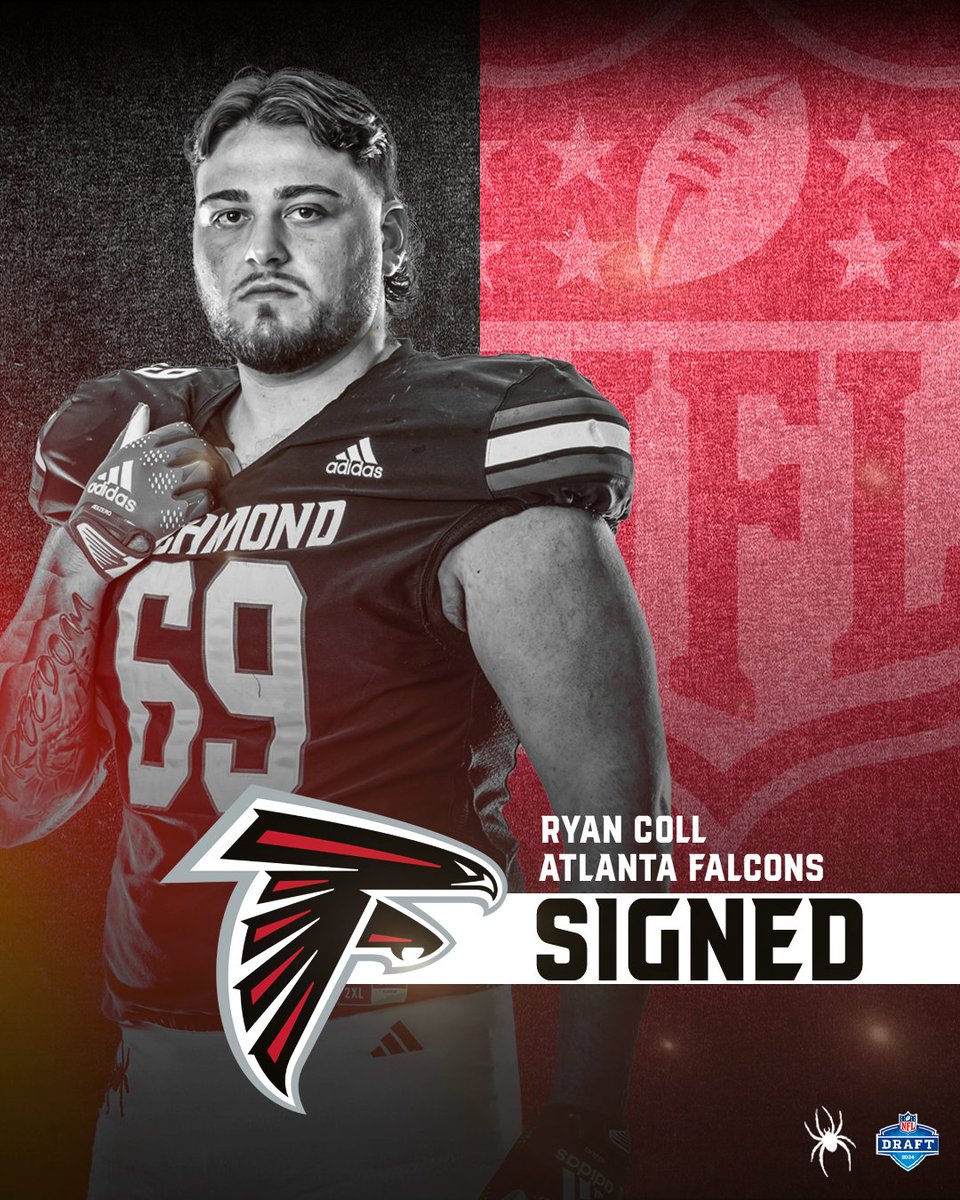 Congratulations to @ryancolll on signing with the @AtlantaFalcons ‼️ #OneRichmond