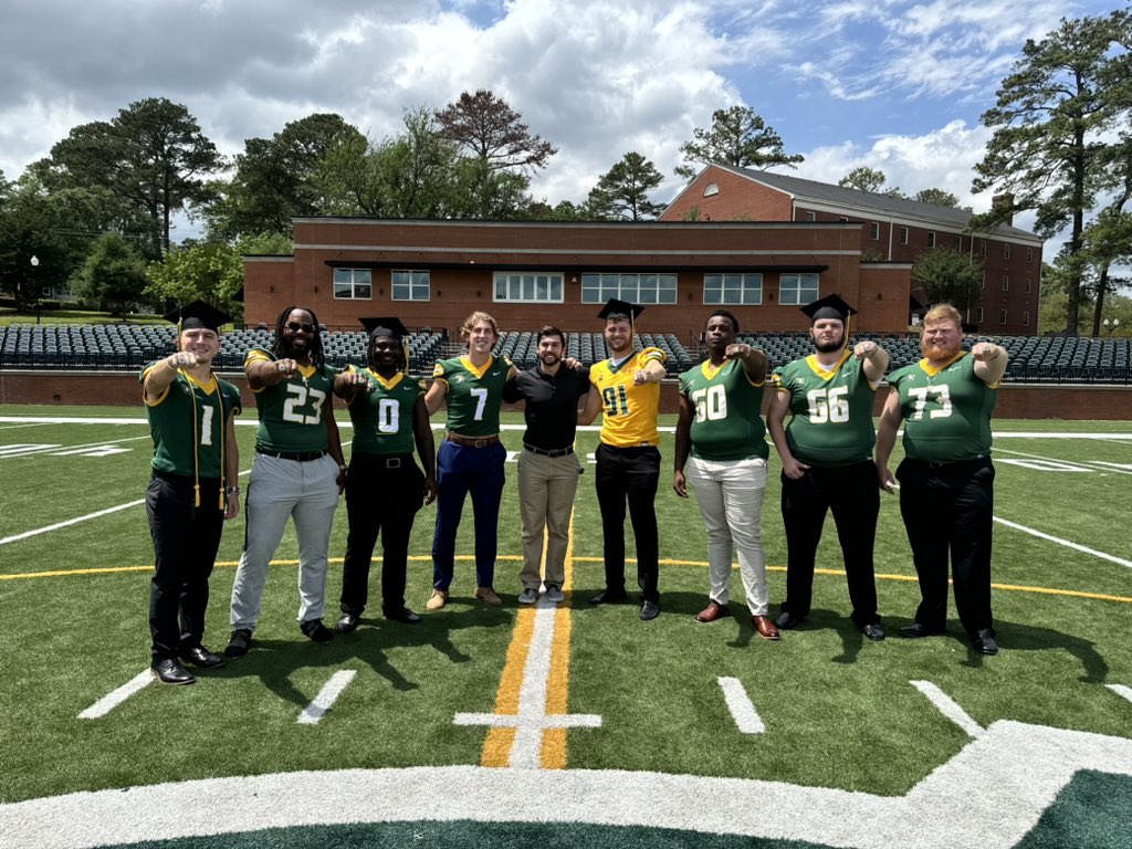 CJ Nightingale (@coach_cdn2) on Twitter photo Congratulations <a href="/BelhavenU/">Belhaven University</a> graduates; Especially to our <a href="/BelhavenFB/">Belhaven Football</a> graduates! <a href="/BlaineMcCorkle/">Blaine McCorkle</a> laid a great foundation because of the commitment to pursuing excellence on and off the field. Thank you to Ms. Rebecca for all her support and dedication to our players.
#FIGHT Congratulations <a href="/BelhavenU/">Belhaven University</a> graduates; Especially to our <a href="/BelhavenFB/">Belhaven Football</a> graduates! <a href="/BlaineMcCorkle/">Blaine McCorkle</a> laid a great foundation because of the commitment to pursuing excellence on and off the field. Thank you to Ms. Rebecca for all her support and dedication to our players.
#FIGHT
