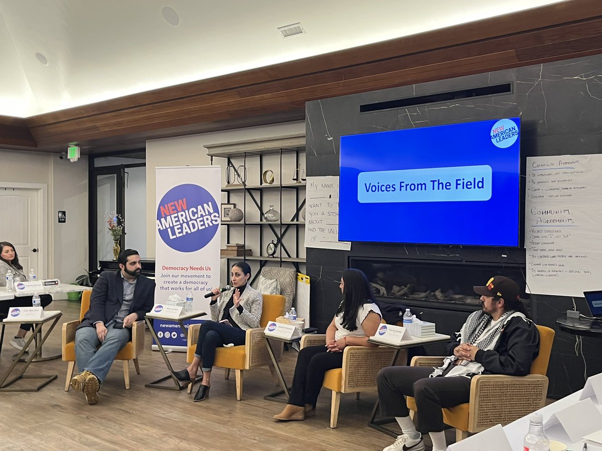 Look who’s here! We’re so excited to be joined by panelists @_timhernandez, Director Jasmin Ramirez, and @ImanforColorado as they share their insights and experiences on the campaign trail, and how to effectively and authentically connect with people in your communities.