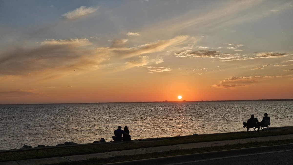 Pensacola Bay Sunset 4/27/2024