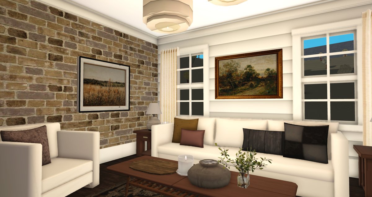 bloxburg livingroom design #roblox #bloxburg #livingroom #interiordesign @heybloxburg @AshleyTheUni @BramPeee @DaPandaGirl5