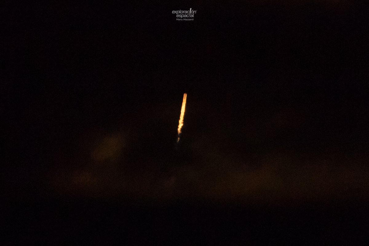 Muy nublado durante el lanzamiento de la misión Galileo L12. Lanzamiento exitoso y despedida del booster B1060. @SpaceX ya trabaja para certificar a sus Falcon 9 hasta los 40 vuelos cada uno.