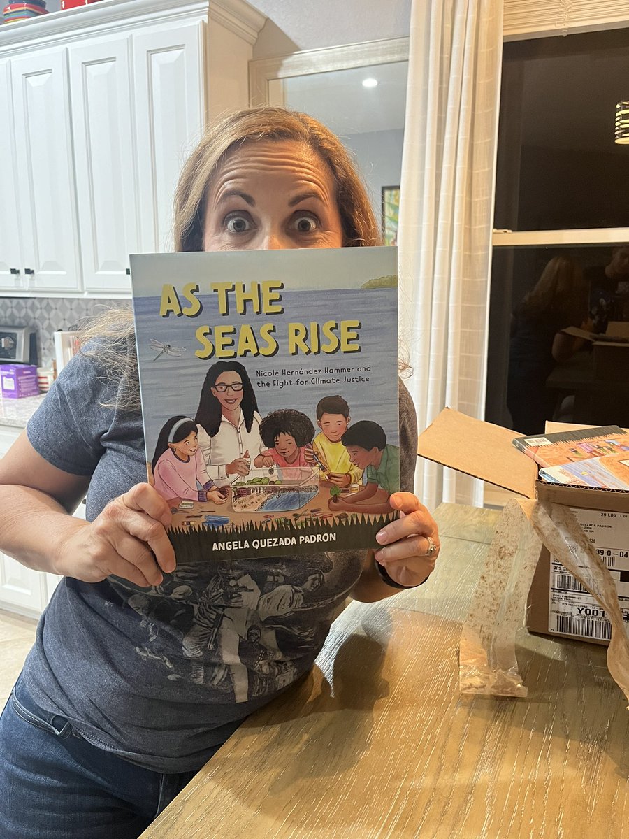 My golden tickets came in the mail today! Can you guess how excited I am to have my debut author Illustrator book in my hands? AS THE SEAS RISE releases 6/11/24. You can preorder a copy today! a.co/d/0XkvaQG #kidlit #kidlitart #picturebooks #climatejustice #climatechange