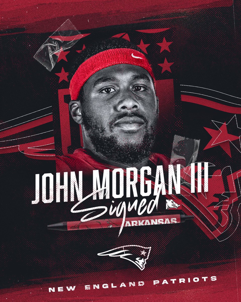 A defensive force is headed to the @Patriots! Congrats, @JohnMorgan6__ 🐗