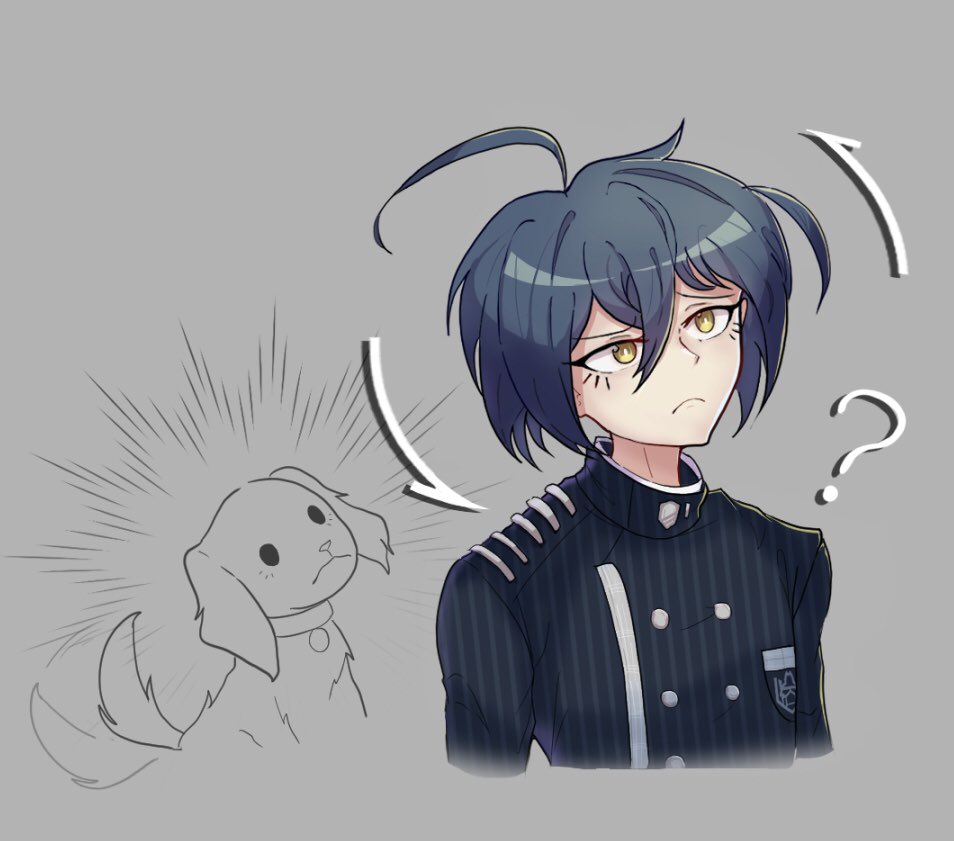 Danganronpa V3 but Shuichi does this cute puppy head tilt whenever he’s confused #danganronpa