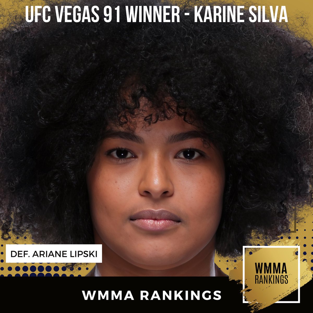 #UFCVegas91 results: 🇧🇷 Karine Silva def. 🇧🇷 Ariane da Silva via unanimous decision (30-27, 29-28, 29-28) #WMMA #UFC