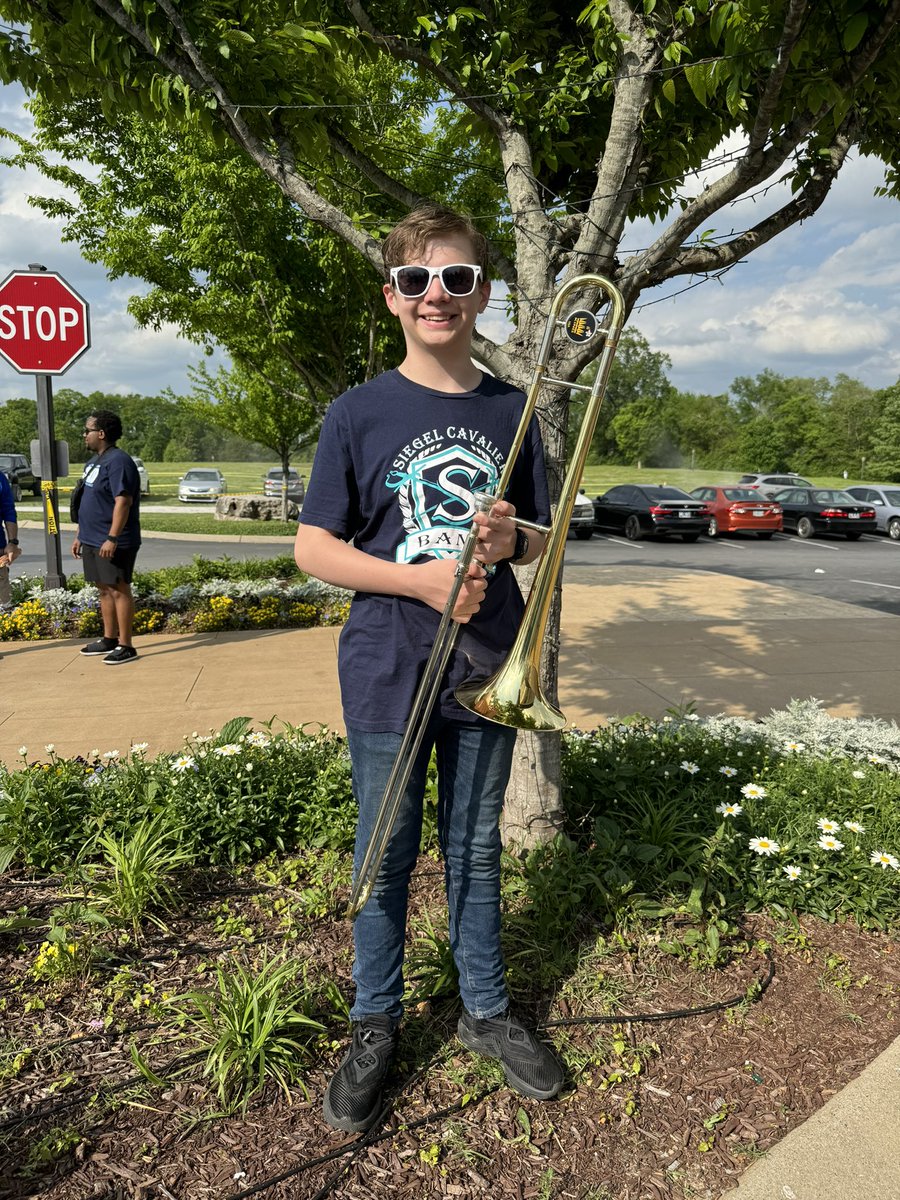 Boro Jazz fest was great fun! What a wonderful community event and amazing weather to boot. <a href="/SiegelMiddle/">Siegel Middle School</a>  band was my favorite. I may be partial since my son is a trombone player hiding in the 2nd row. 😊 Good job <a href="/rucoschools/">Rutherford County Schools</a> and all who sponsored this event!