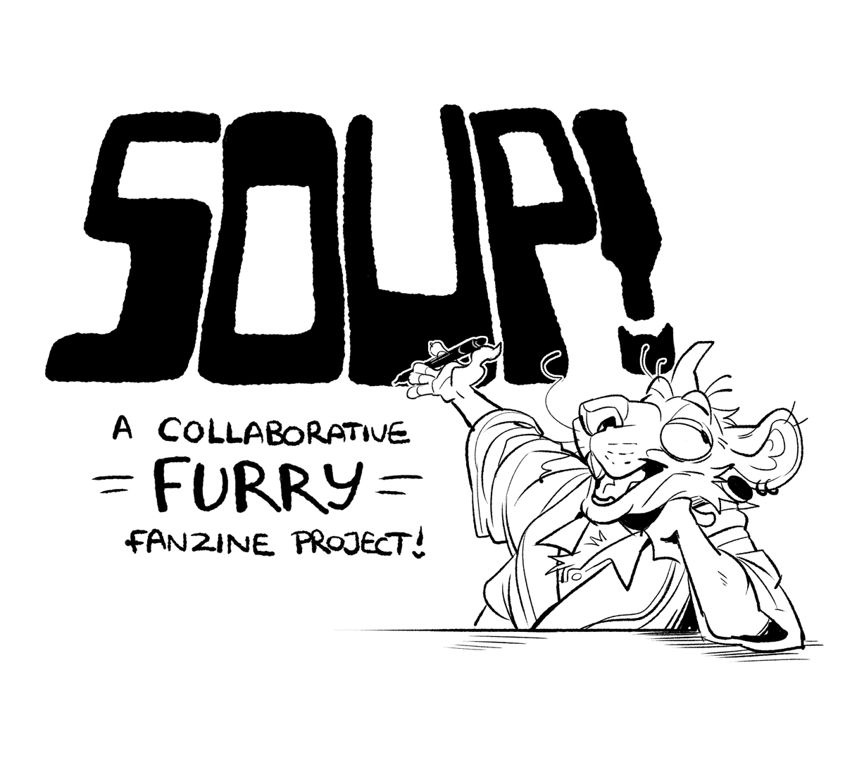 FURRY ARTISTS AND WRITERS WANTED! For SOUP!, an all-furry charity fanzine inspired by the APAs and fanzines from the beginnings of the furry fandom 🔗Expression of interest form link and more details in thread