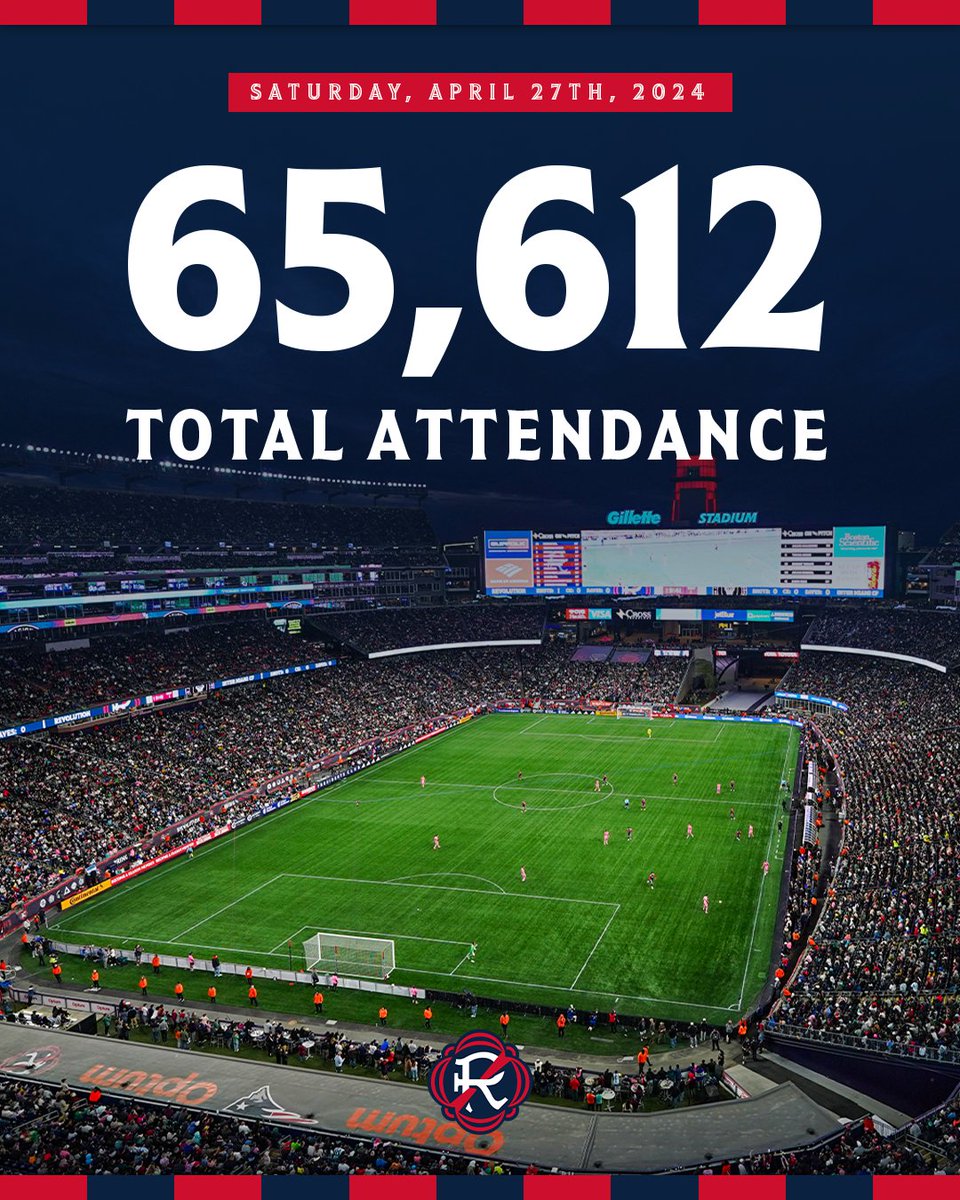 🫶 to all 65,612 of you in @GilletteStadium! 🤩