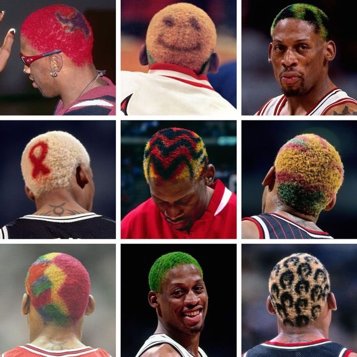 DENNIS RODMAN HAIRSTYLES🔥🔥