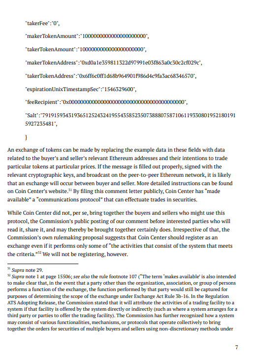 Is the SEC an unregistered custodian, money transmitter, or broker for storing and publishing these seed words? Will they embezzle the funds? Which employees there had custody if any? Taxes? FOIA? They published @coincenter's trading code too. sec.gov/comments/s7-02…