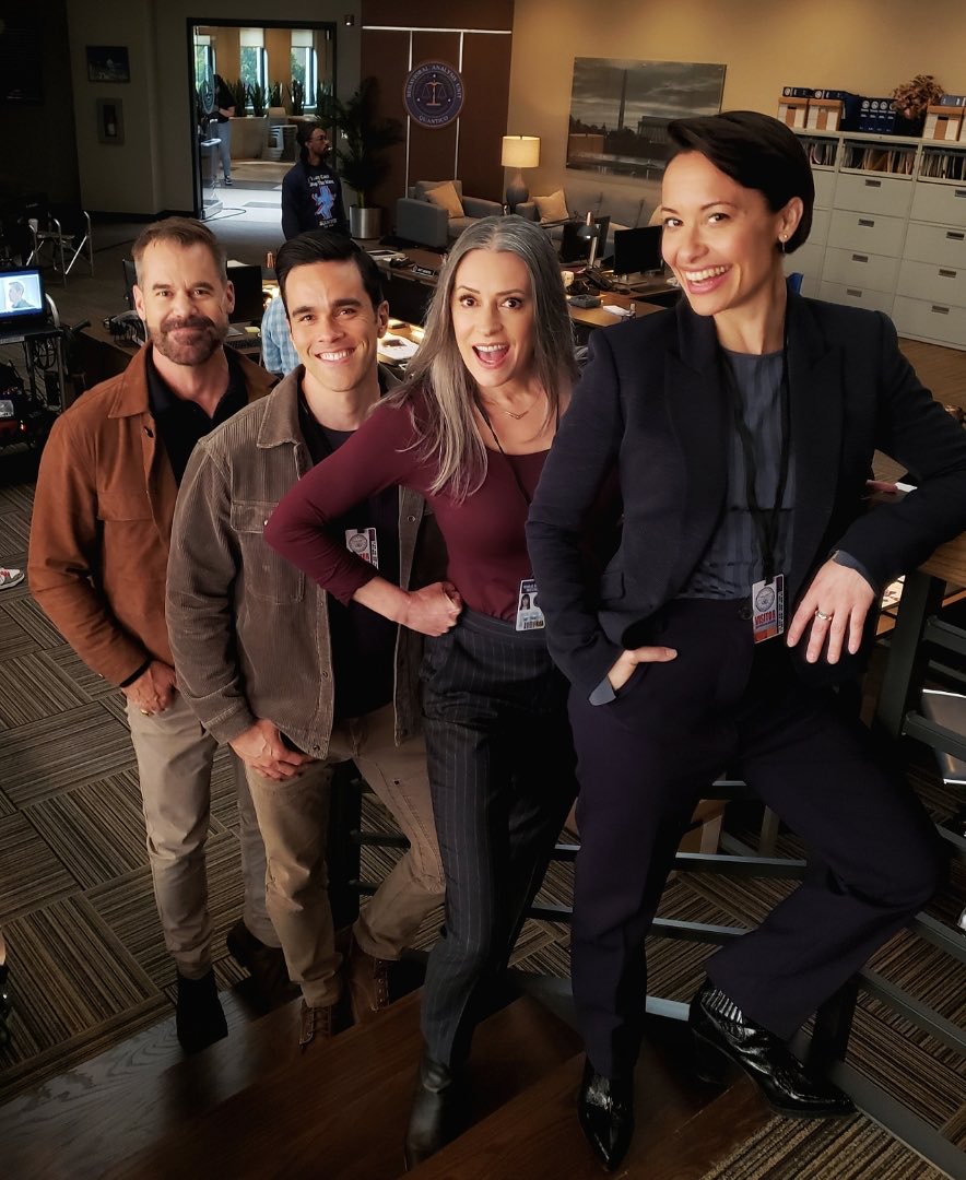 Ummm…. I can’t tell you where we are, or who we are, but we are working hard to make ⁦@criminalminds⁩ the best show you’ll watch…very soon? Let’s all hope for very soon!
