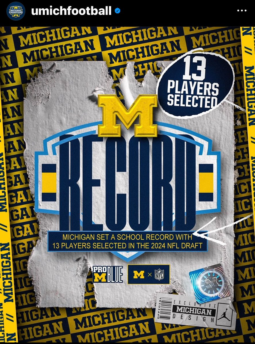 A BIG Congratulations to our Michigan boys that got drafted in the 2024 NFL Draft!!! We are so proud of them all!!! Be gracious to them Lord and may they have great success at the next level 🙌🏾🙌🏾🙌🏾 #GOBLUE