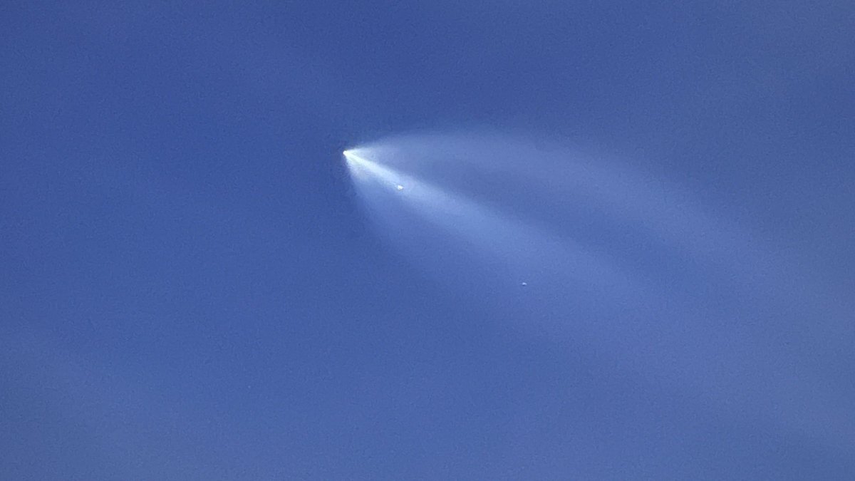 SpaceX launch. 🚀