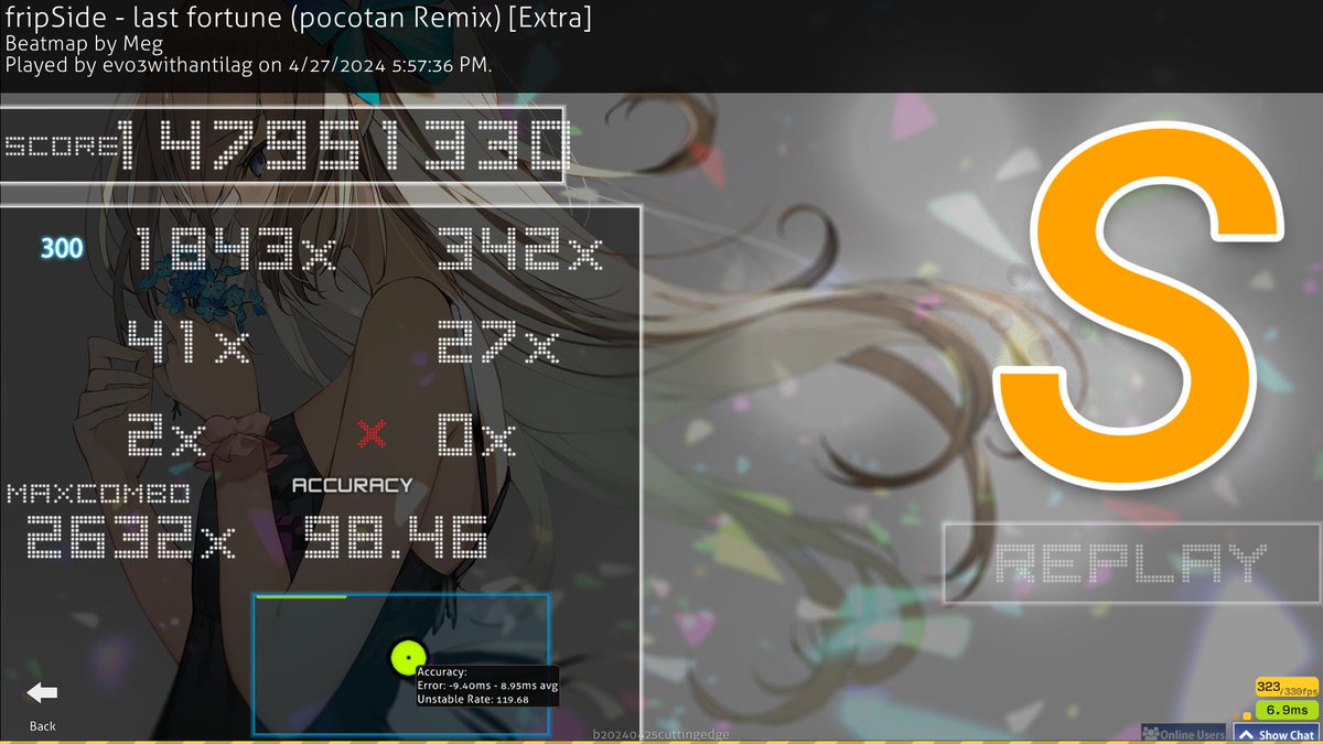NEW TOP PLAY MOTHERFUCKER WOOOOOO (358 PP) fun fact my grandpa called me on the last break because he wanted me to get some food lol