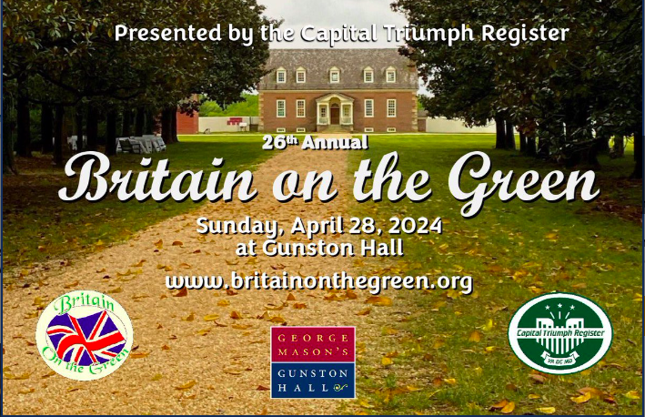 Britain on the Green is tomorrow at #GunstonHall ! It is going to be a gorgeous day and we look forward to seeing everyone and all those British cars!