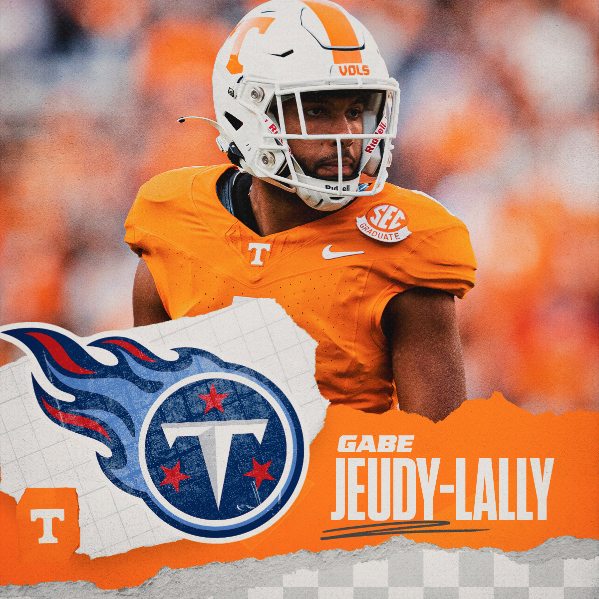 Rocky Top to the Music City. @GabeJeudy ➡️ @titans #TitanUp