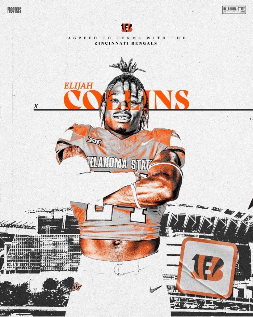 WINCINNATI_'s tweet photo. UDFA: #Bengals sign OSU RB Elijah Collins https://t.co/jQepw5RMZR