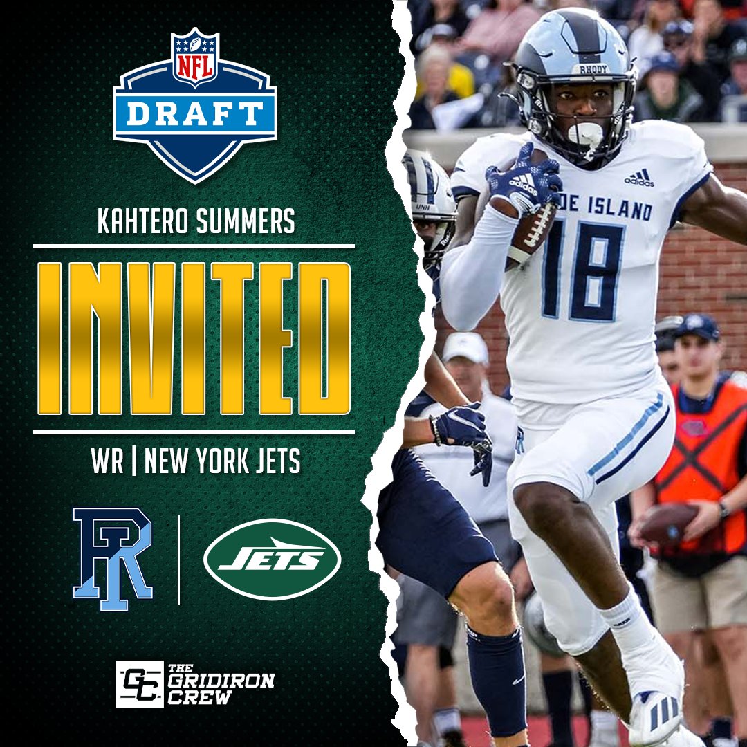 Congrats to our #TGCathlete Kahtero Summers for being invited to the New York Jets mini-camp! #JetUp #thegridironcrew #NFL #newyorkjets