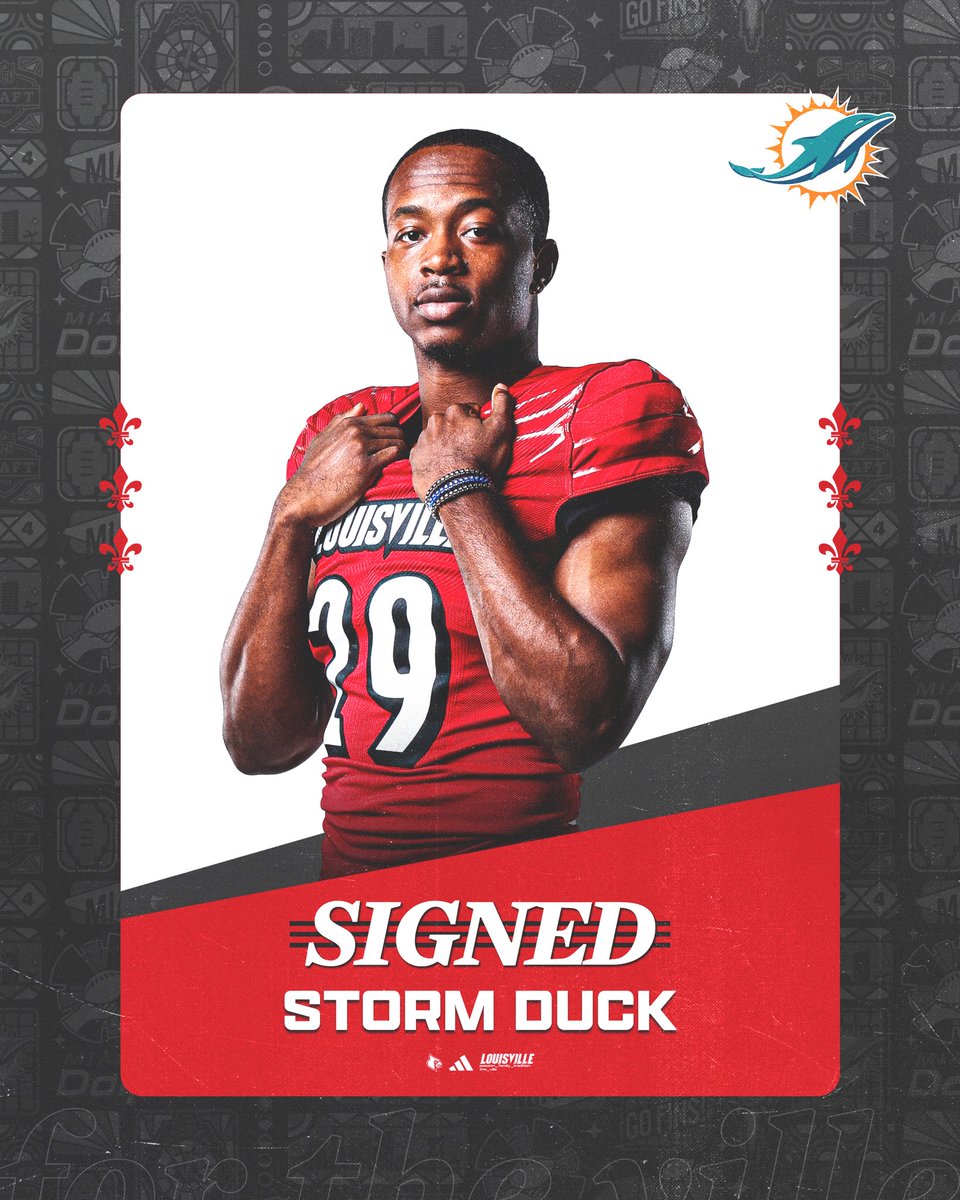 .@storm_duck 👉 @MiamiDolphins #GoCards