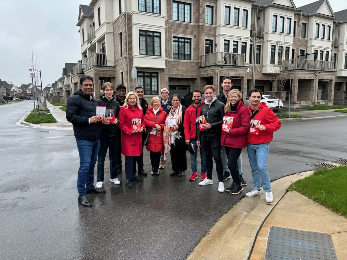 Galen will make a fantastic MPP. Let’s keep knocking on doors and working hard to deliver the strong, local representation Milton deserves as we approach E Day on Thursday! Sign up to help: ontarioliberal.ca/candidates/. #onpoli #cdnpoli