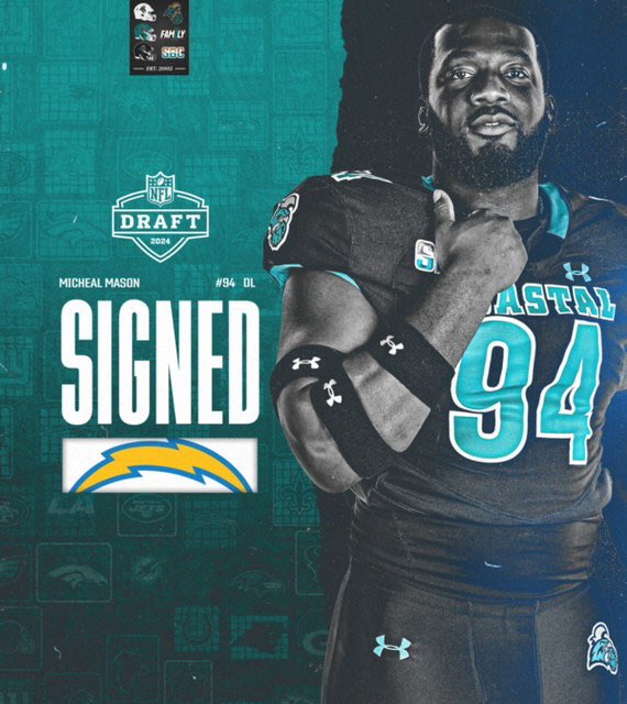 Congratulation @11MichealMason - Teal Nation is proud of you. #DontSleepOnMike #FAM1LY #BallAtTheBeach 👌🏽